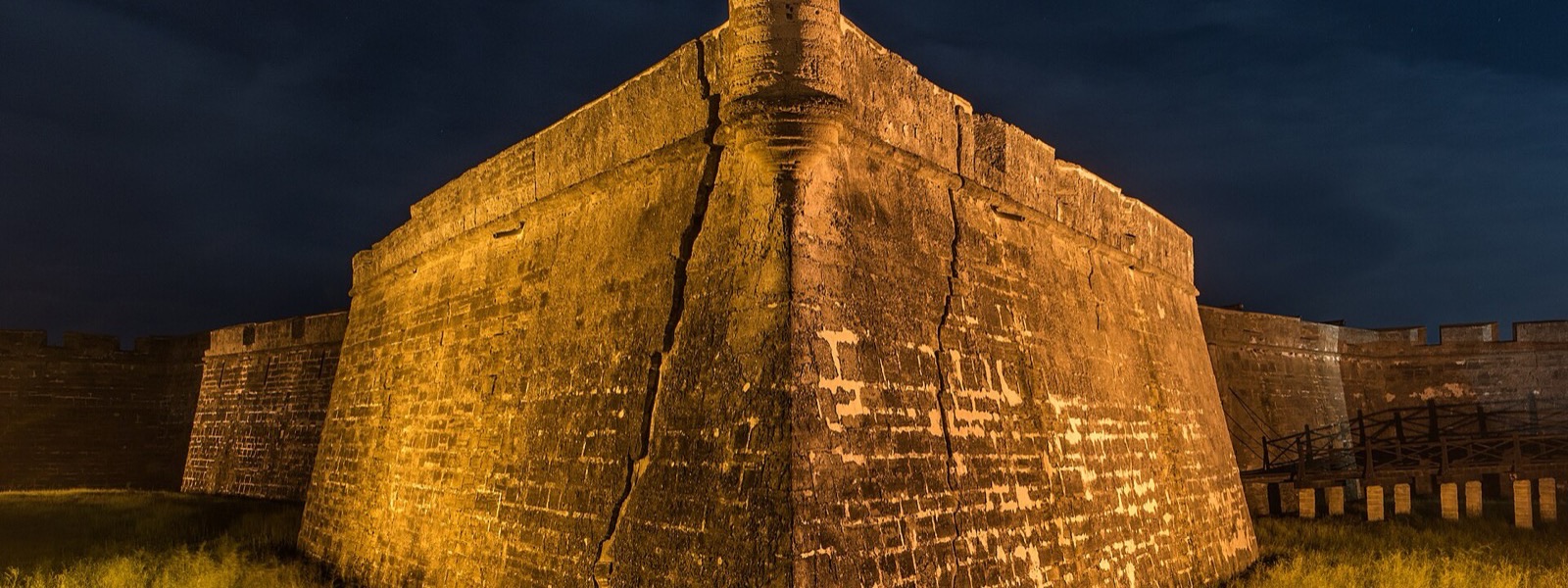 The San Pablo Bastion of the Castillo de San Marcos in St. Augustine