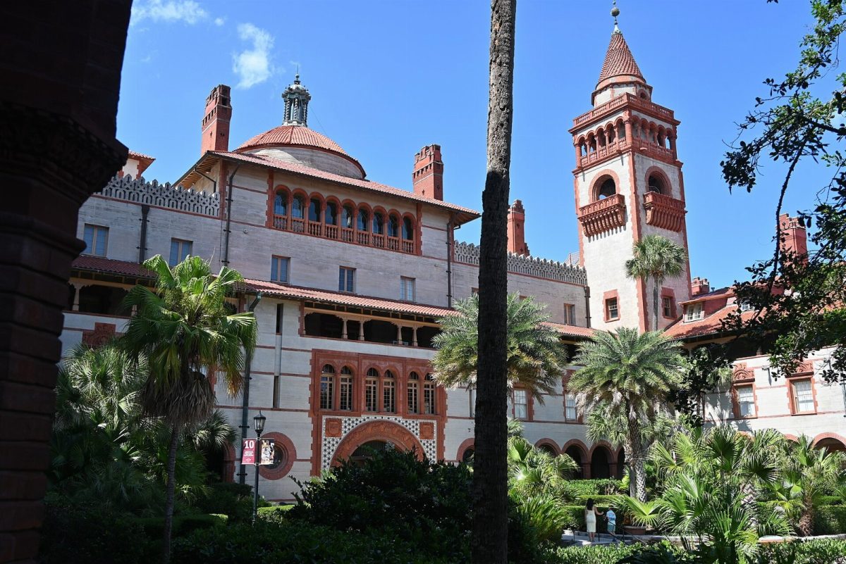 The former Hotel Ponce de Leon, now Flagler College, in St. Augustine in 2022.