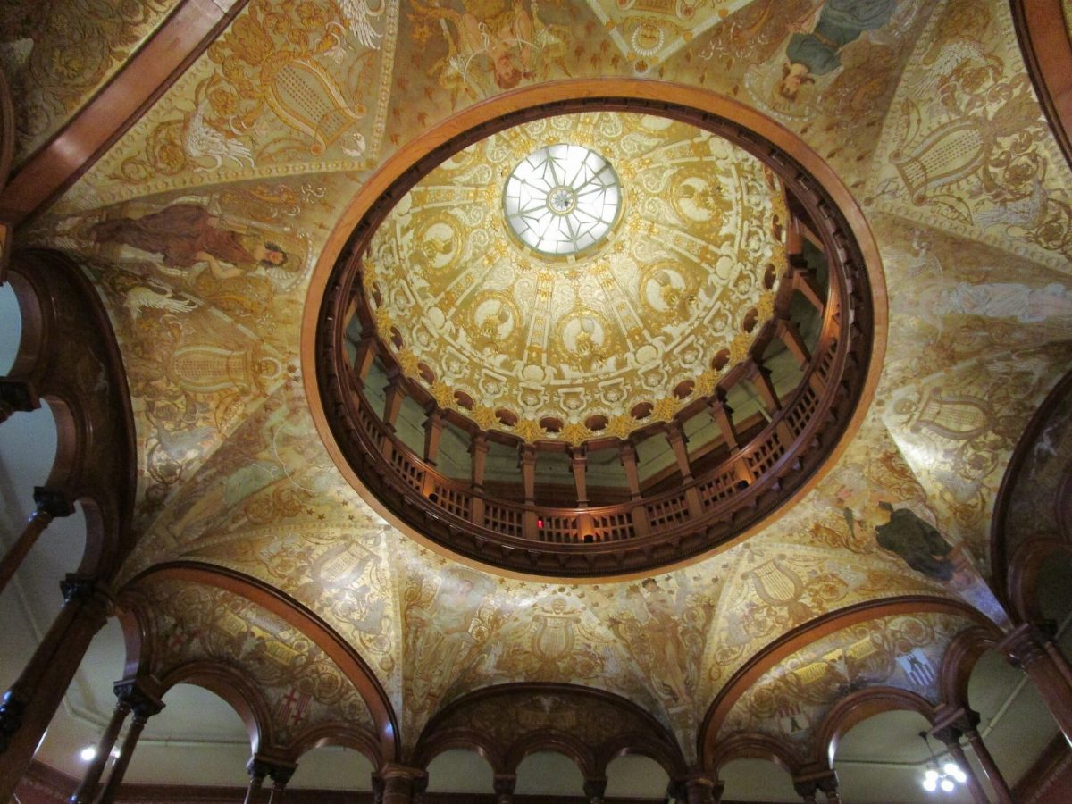 The rotunda dome inside the former Hotel Ponce de Leon.