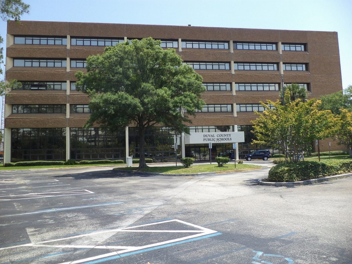 The Duval County Public Schools headquarters on Prudential Drive in Jacksonville.
