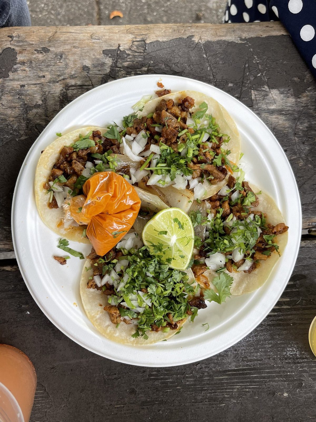 Al pastor tacos from a food truck (file photo).