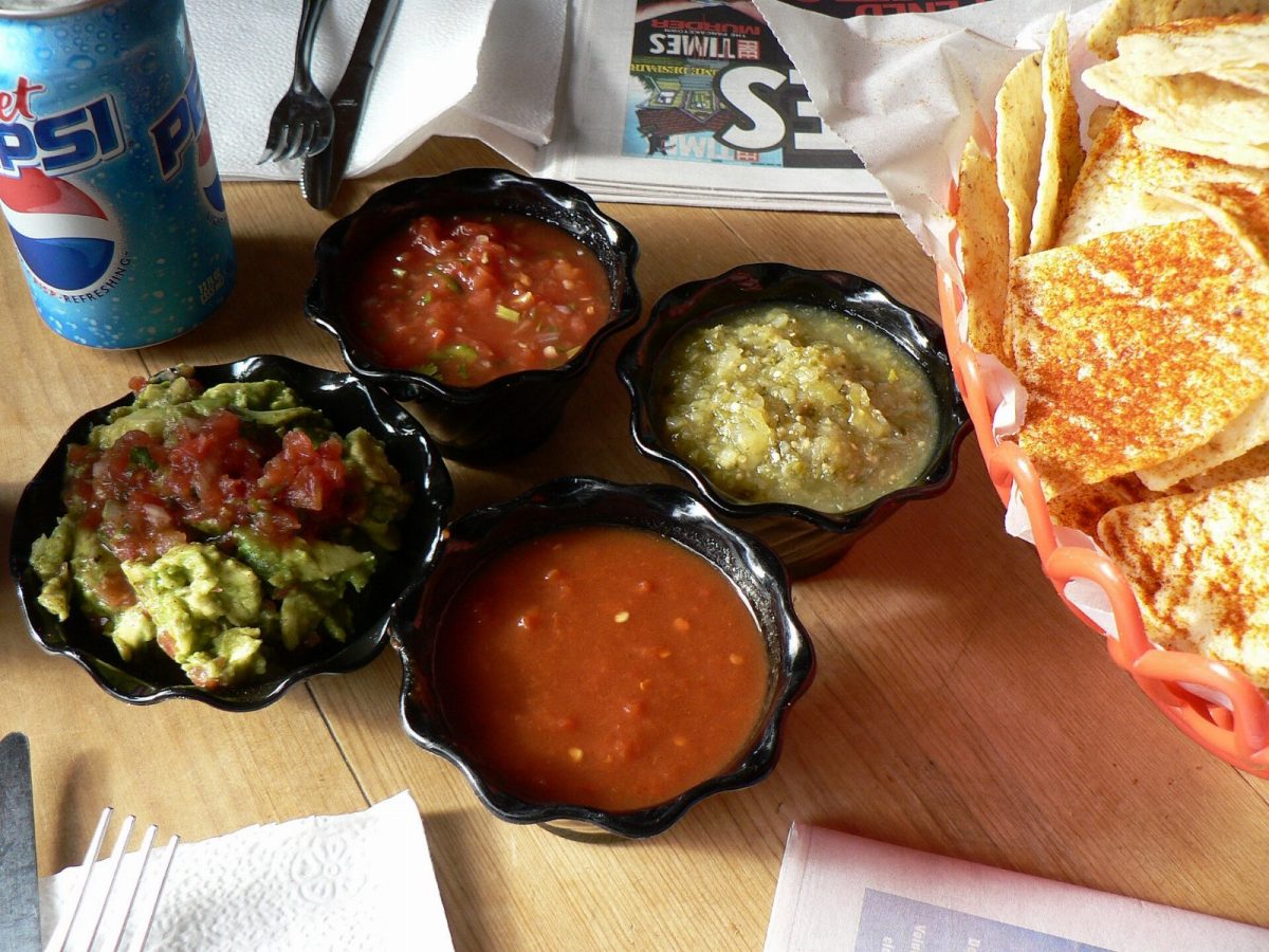 Chips with guacamole and salsas (file photo).