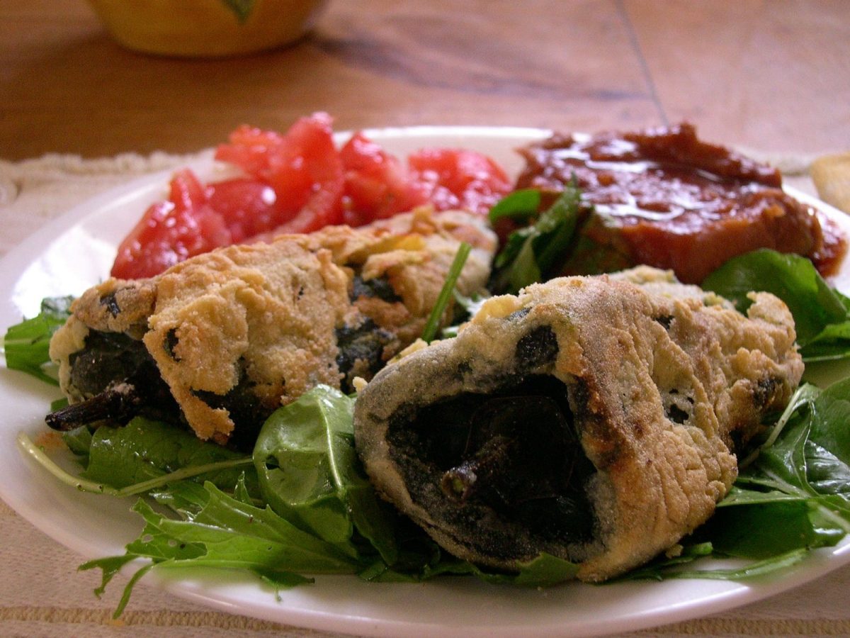 Chiles rellenos, stuffed poblano peppers (file photo).