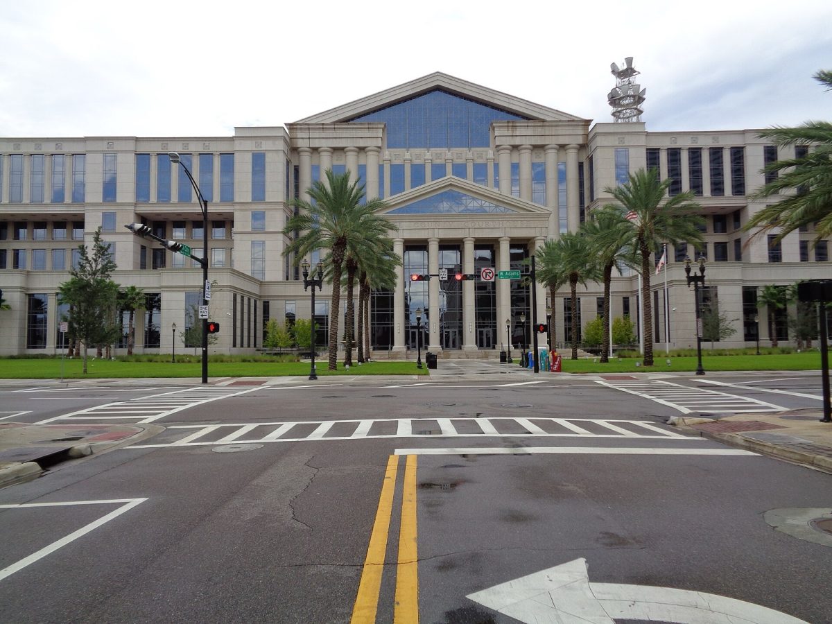 The Duval County Courthouse seen from Clay Street (file photo).