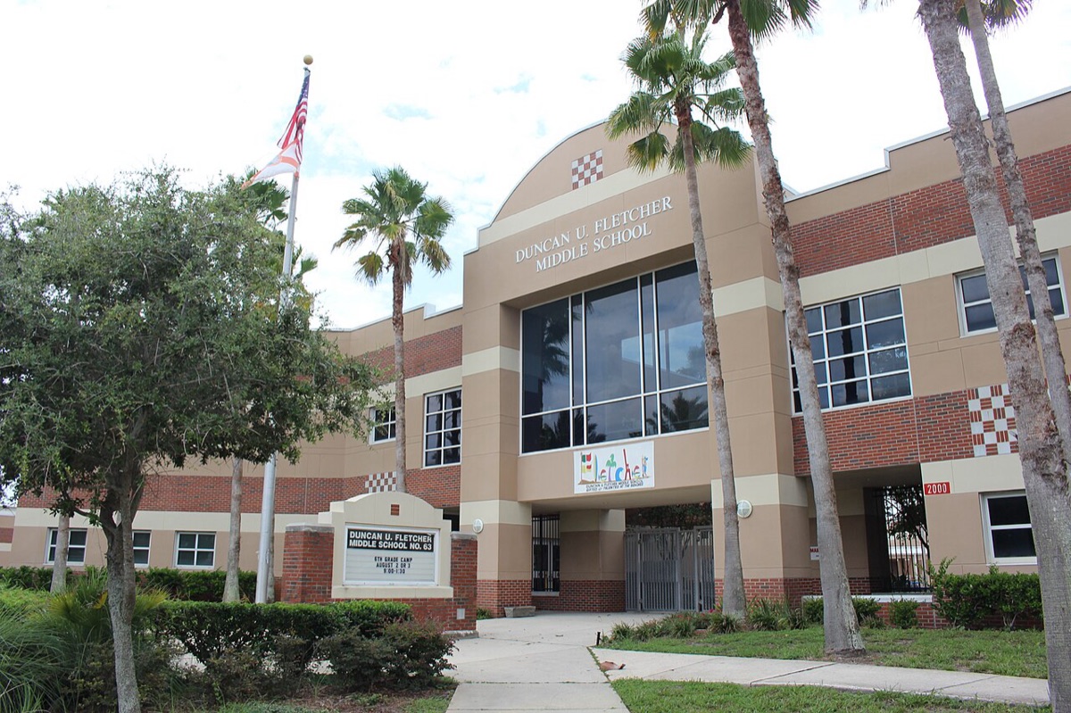 Duncan U. Fletcher Middle School in Jacksonville Beach (file photo).