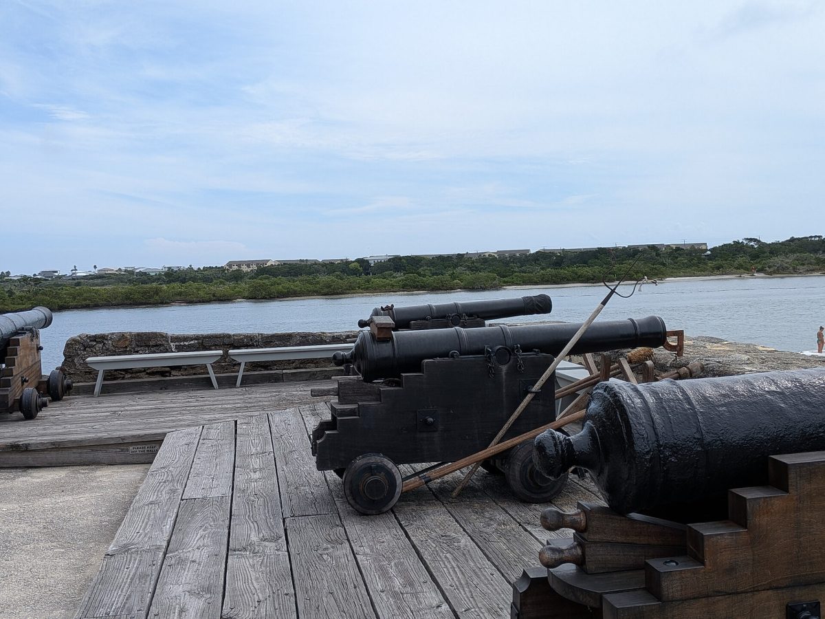 Cannons on the gun deck of Fort Matanzas, which once held five guns guarding the inlet (file photo).