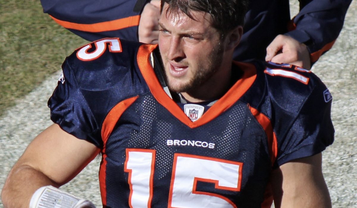 Tim Tebow, who grew up in the Jacksonville area, is pictured playing quarterback for the Denver Broncos in 2011. The Heisman Trophy winner is among Jacksonville’s most recognizable sports figures.