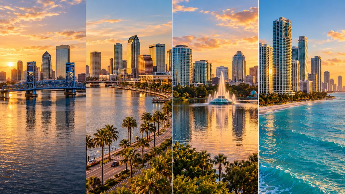 Jacksonville, Tampa, Orlando and Miami compared on pay, rent, home prices and more.