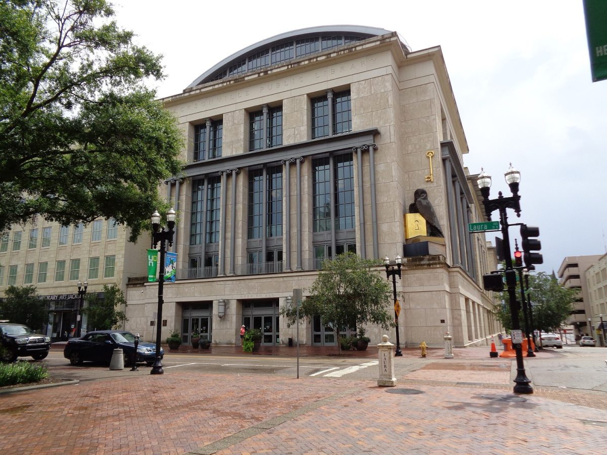 Jacksonville’s Main Library at 303 N. Laura St. downtown.
