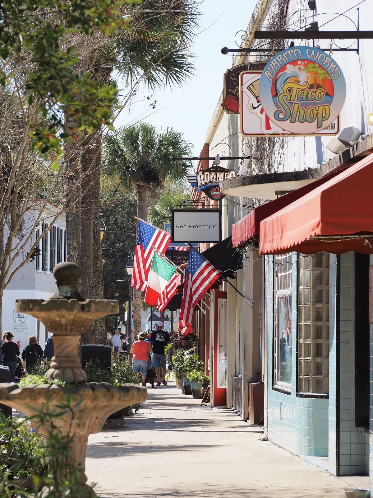 St. George Street in St. Augustine’s historic district.