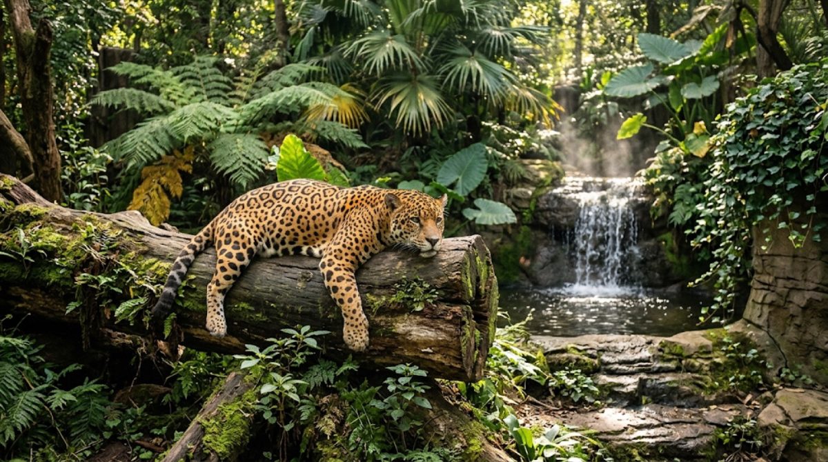 The Jacksonville Zoo and Botanical Gardens covers 122 acres and is home to more than 2,000 animals.