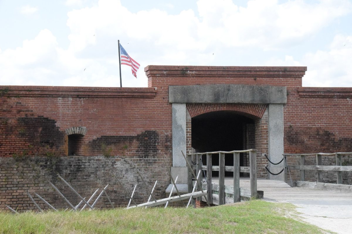 Fort Clinch, built from 1847 to 1869. Confederate forces seized it in 1861.