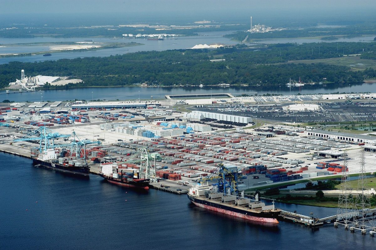 JAXPORT in Jacksonville (file photo). The port says more than 150 trucking firms serve it.