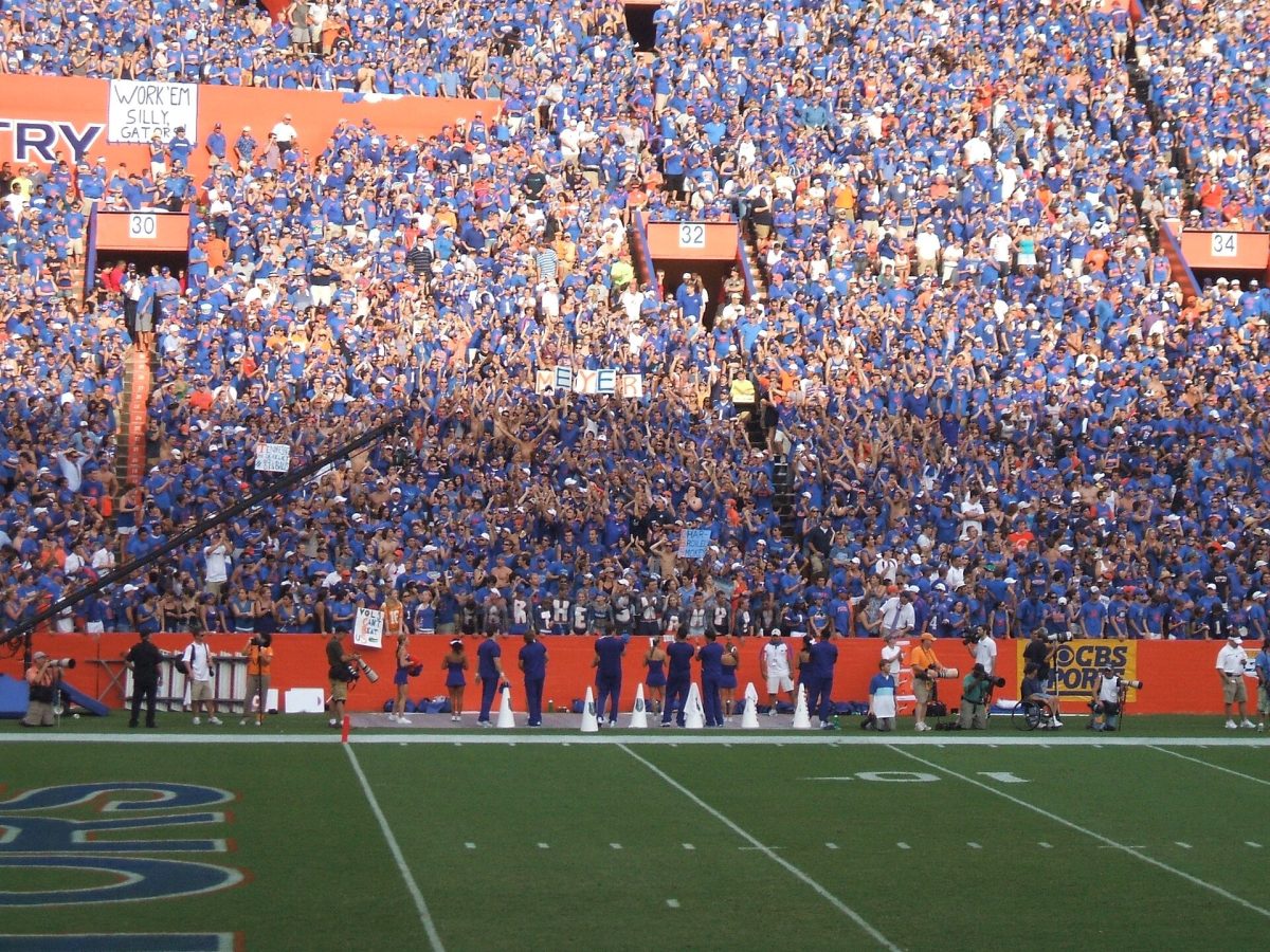 Florida fans at Ben Hill Griffin Stadium in Gainesville (file photo).