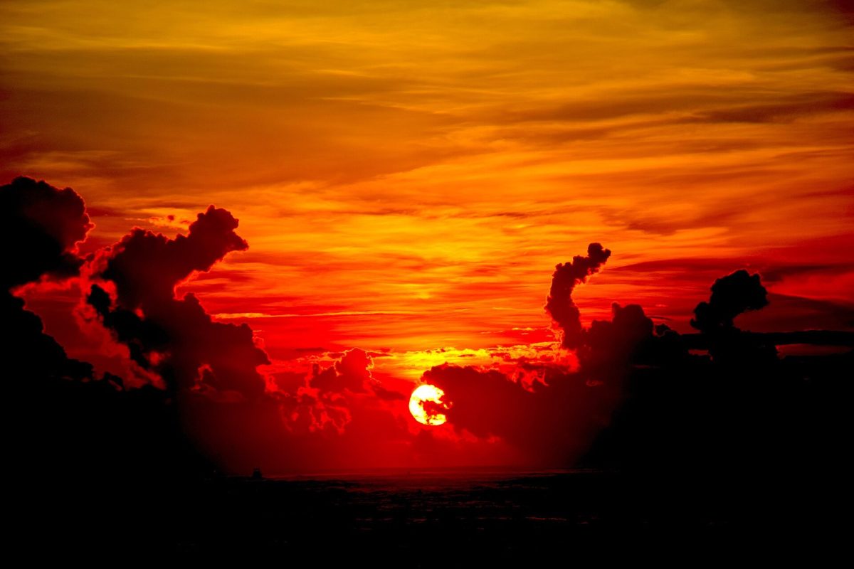 Sunrise at The Point on Vilano Beach.